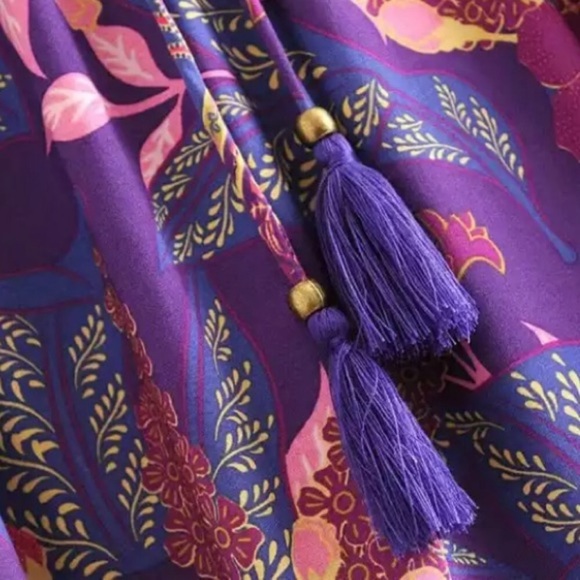 COPY Bohemian gypsy floral dress - Picture 7 of 11